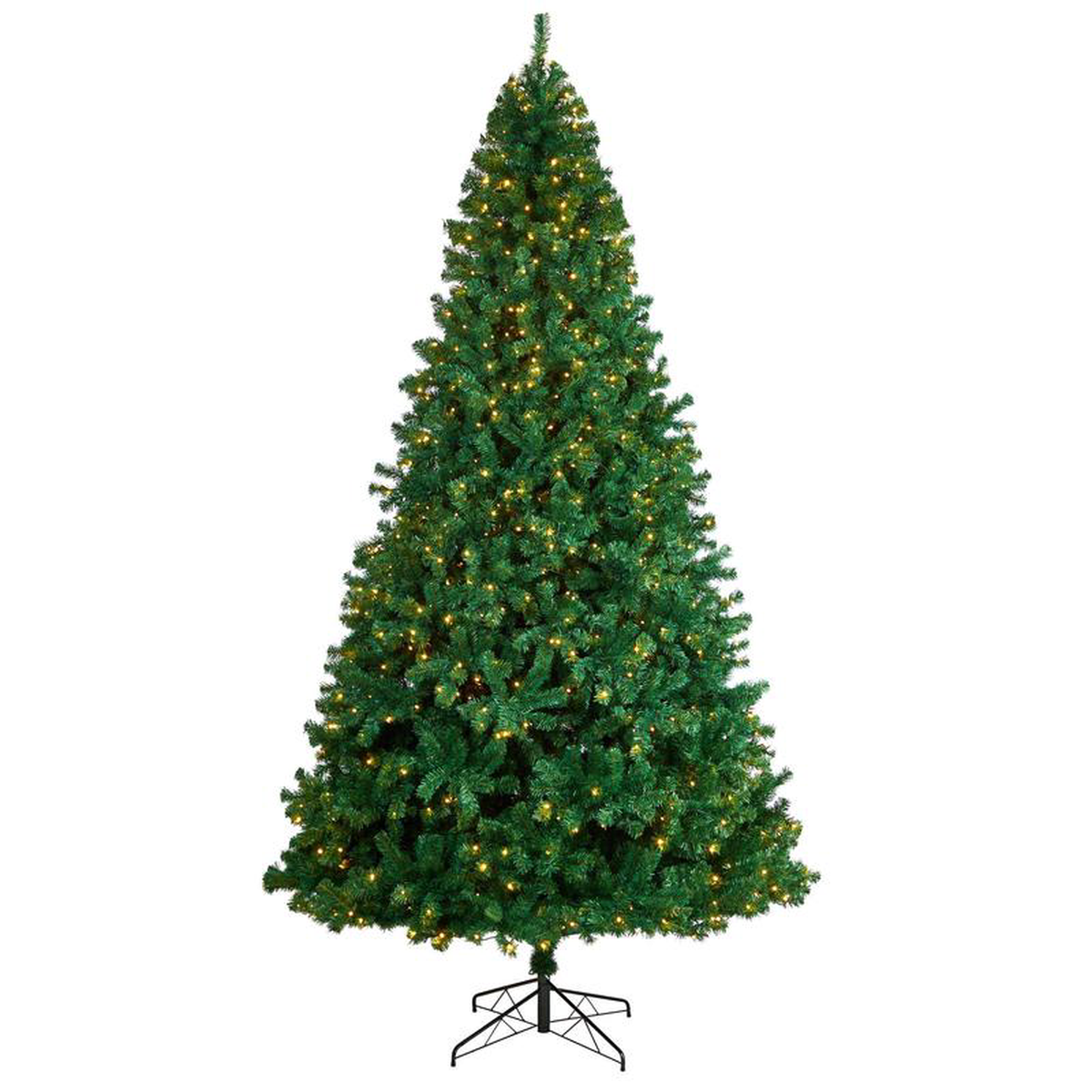 11 Northern Tip Artificial Christmas Tree with 1000 Clear LED Lights and 2720 Bendable Branches