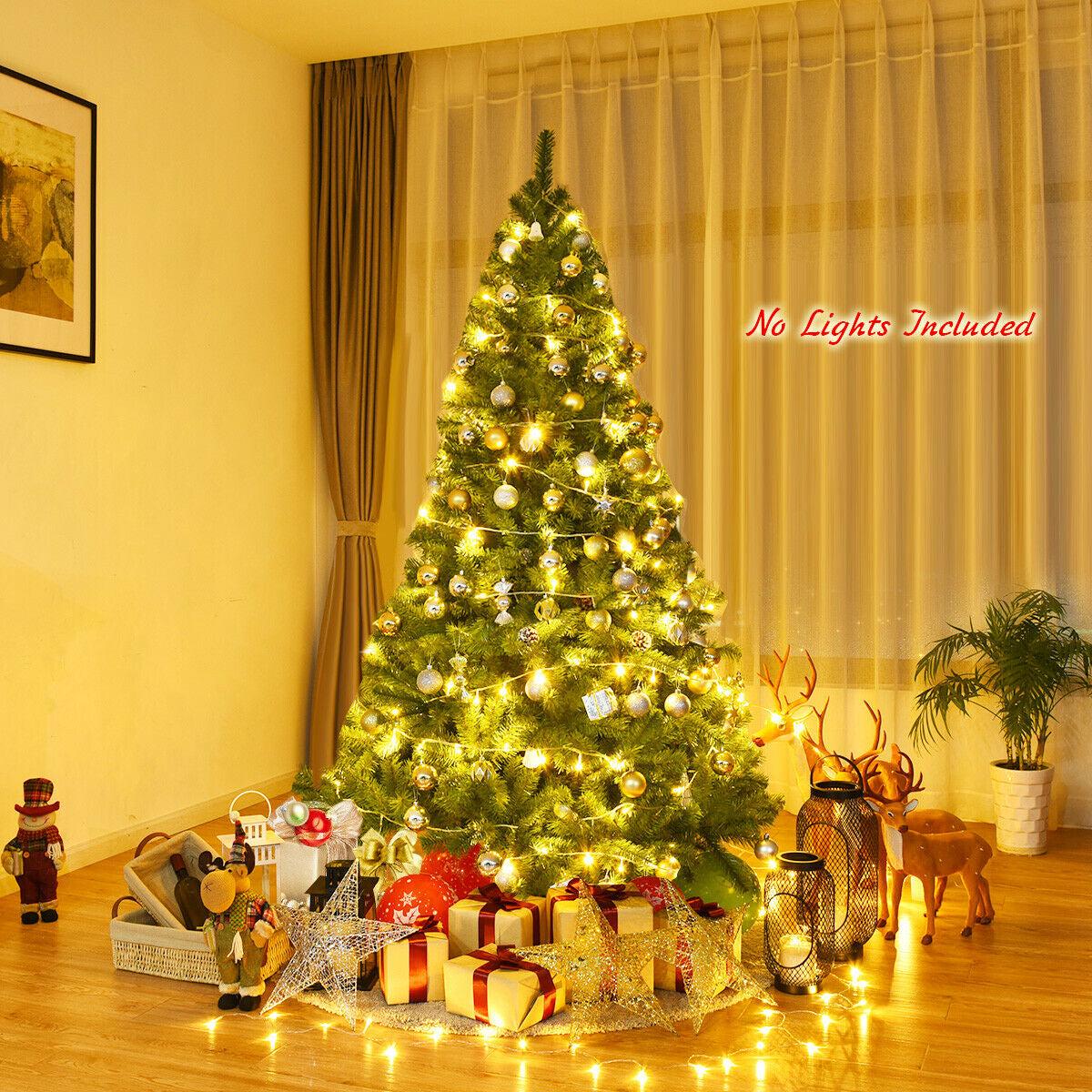 PVC  6  Premium Artificial Hinged PVC Christmas Tree with Metal Stand-6 ft