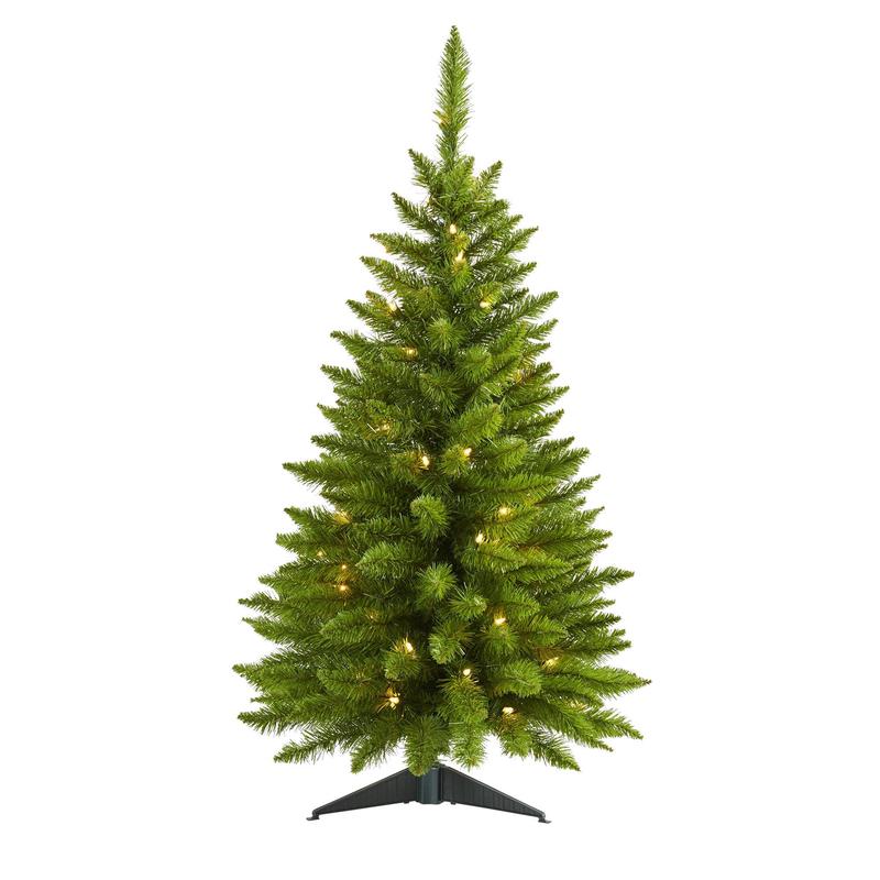 3 Providence Pine Artificial Christmas Tree with 50 Warm White Lights and 143 Bendable Branches