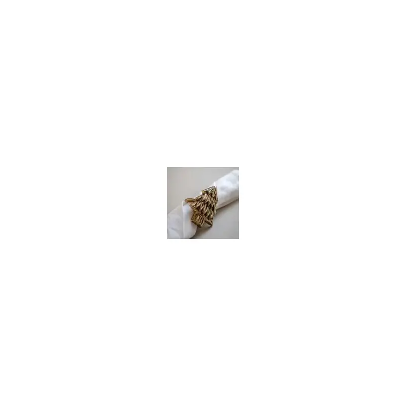 Gold Christmas Tree Napkin Ring