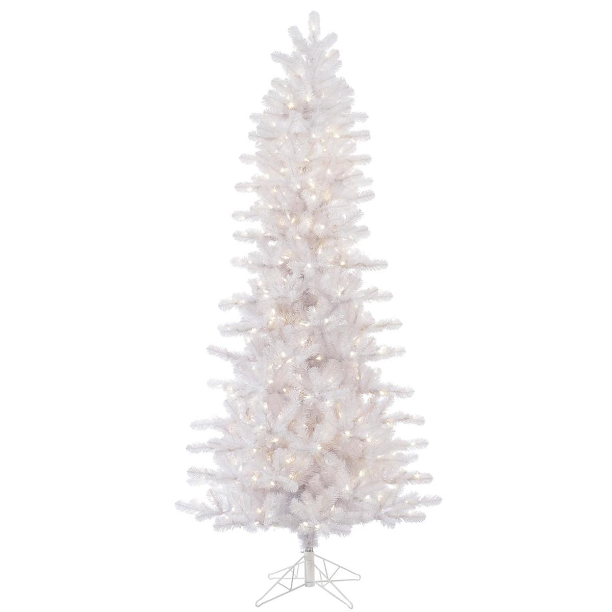 Vickerman 6.5 ft. Crystal White Pine Dura-Lit LED 748 Tips Christmas Tree