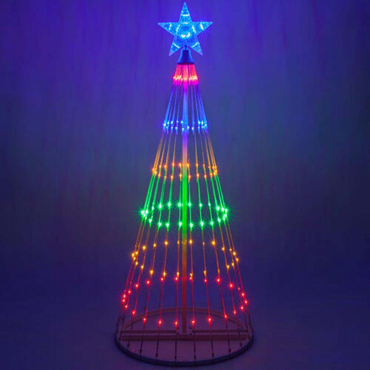 9-ft. Multicolor LED Animated Outdoor Lightshow Christmas Tree