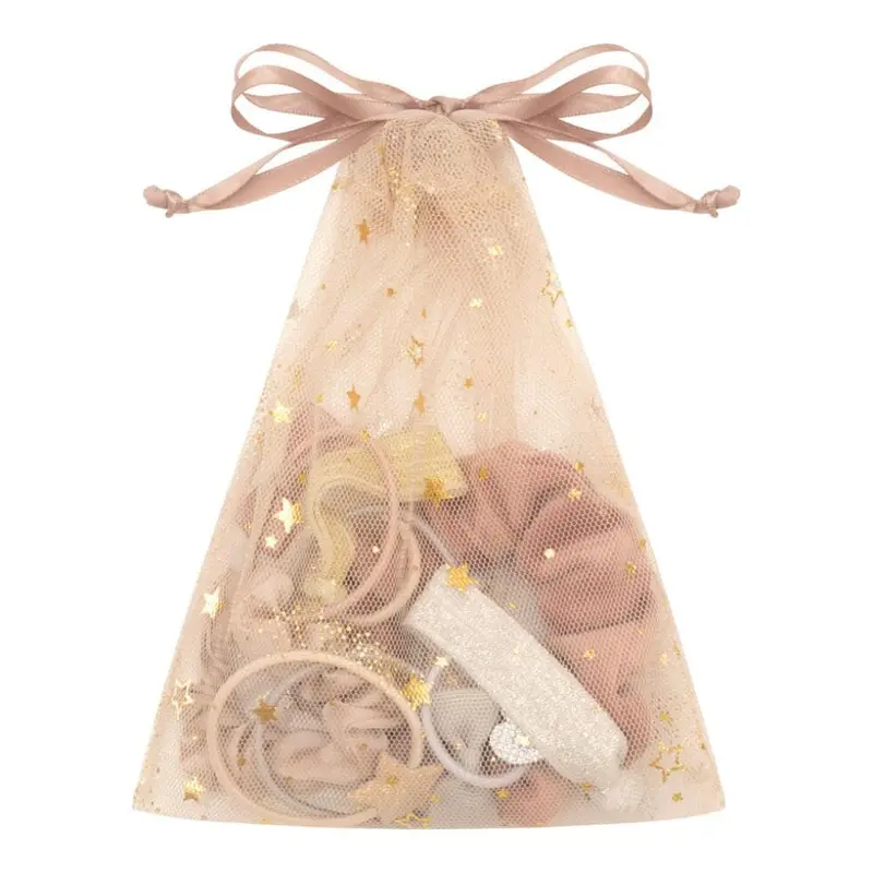 Christmas Hair Accessory Gift Set Sparkle Pouch