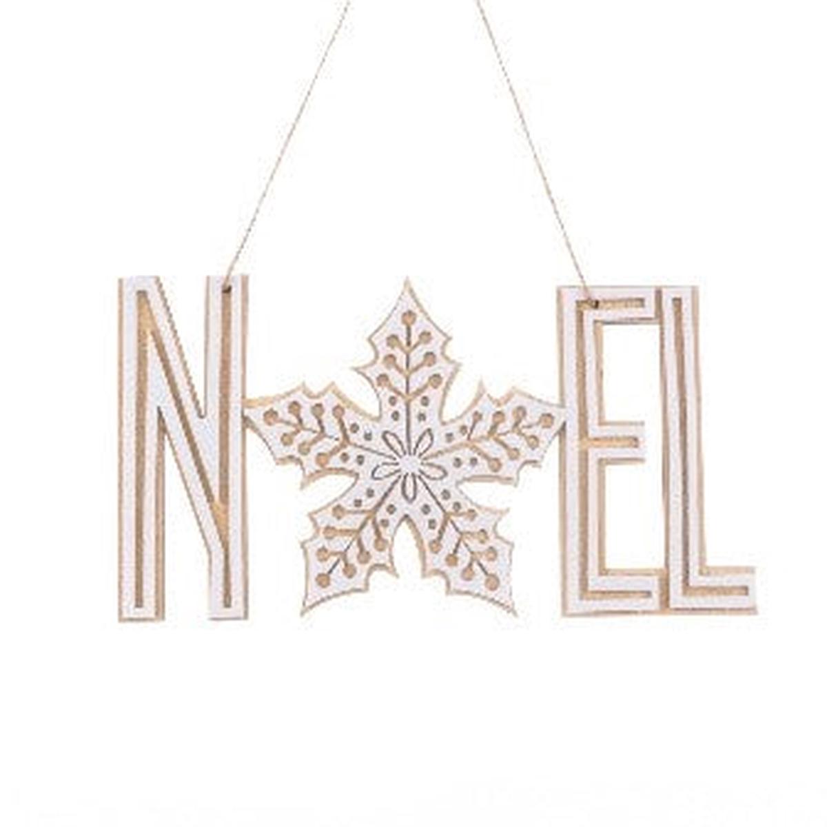 Wooden Noel Hanger 21cm