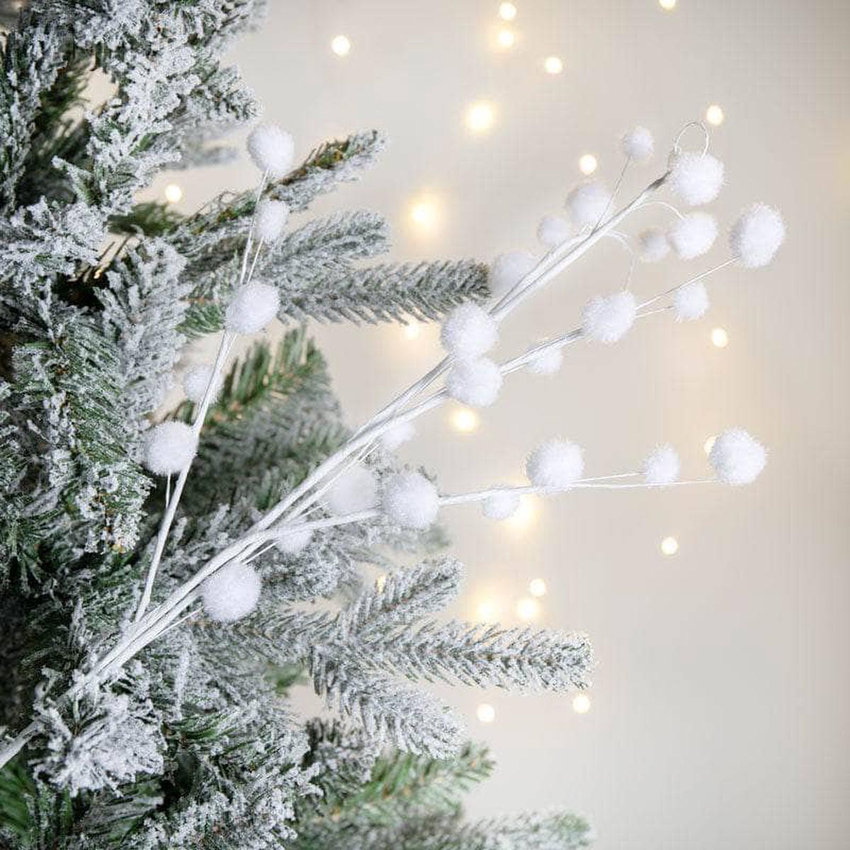 White Snowballs Spray - 55cm