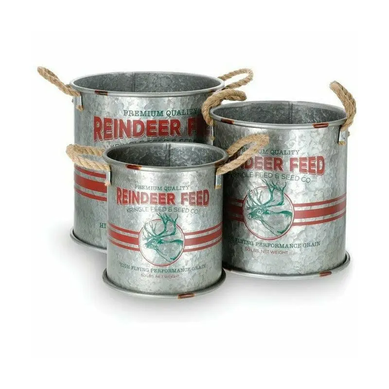 Reindeer Feed Nested Planters