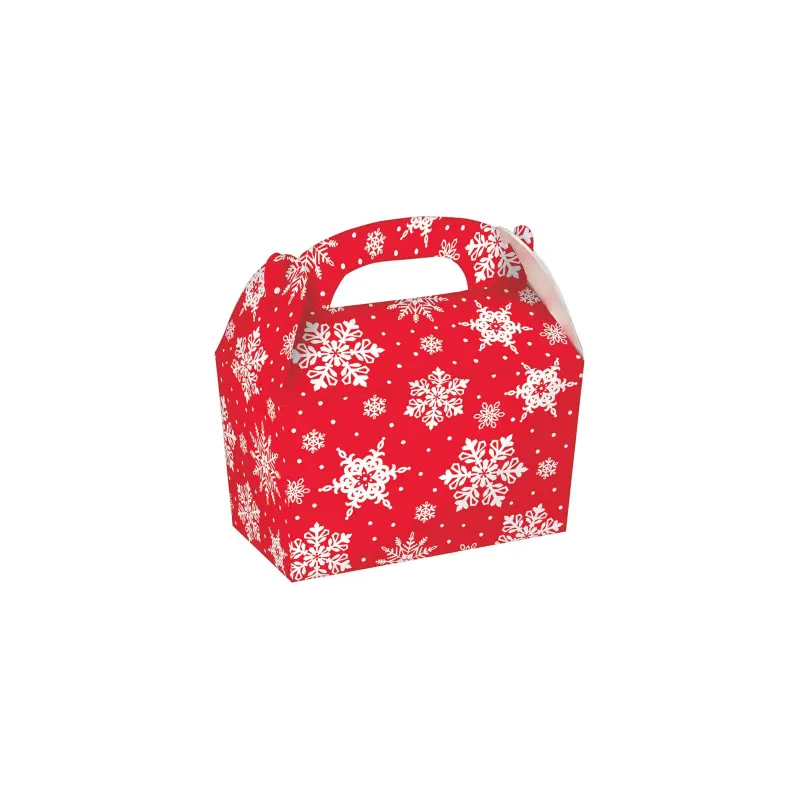Christmas Snowflake Large Treat Boxes 5ct