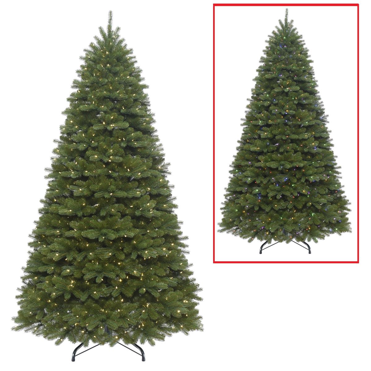 10' Narrow Colorado Galaxy LED PowerConnect Pre-Lit Artificial Christmas Tree