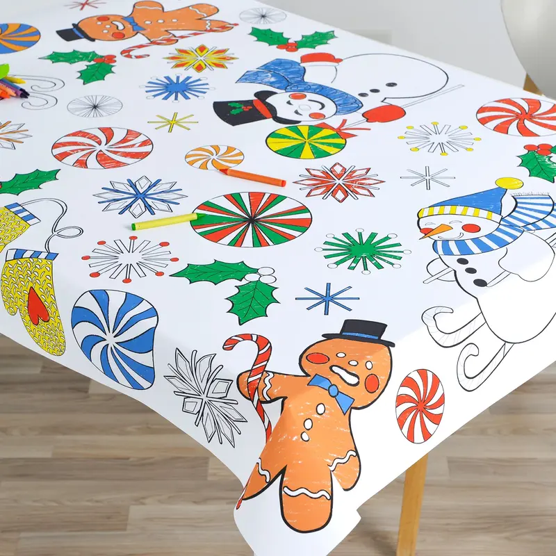 Peppermint Twist Color in Paper Tablecover