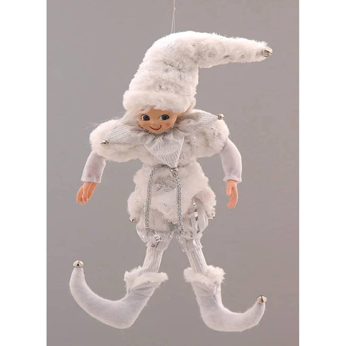 White Elf Christmas Tree Decoration 51cm