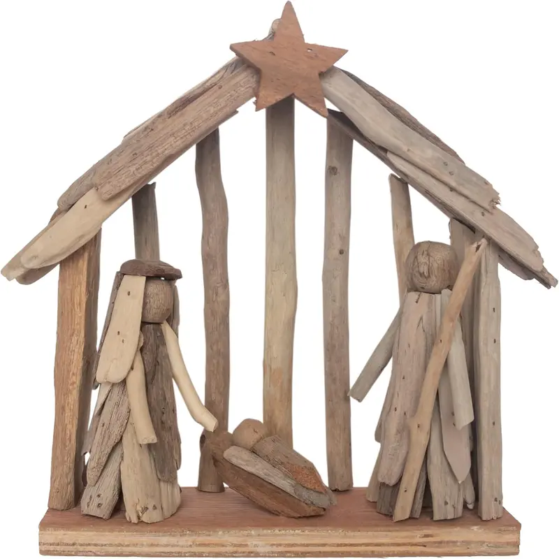 Christmas Statue Tabletop Figurine Winter Holiday Decorations, 11