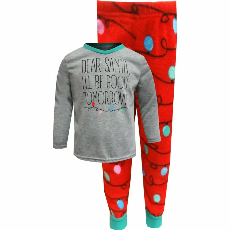 Dear Santa I'll Be Good Tomorrow Christmas Toddler Pajama