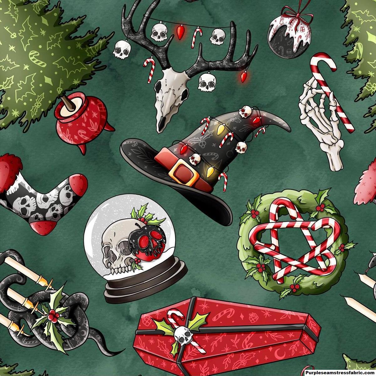 Wicked Christmas  Fabric