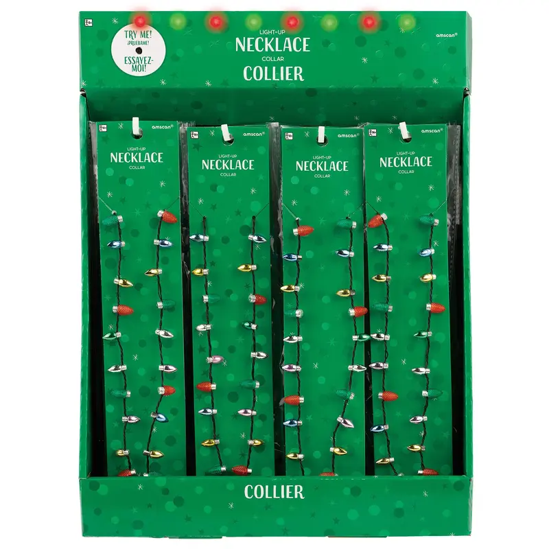 Mini Light-Up Bulb Necklace - Individually Sold