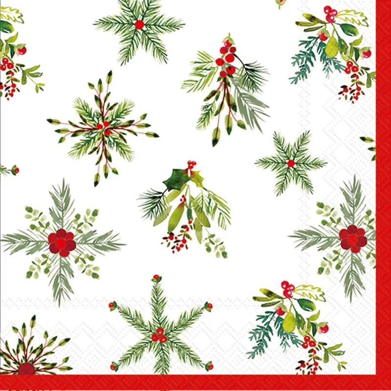 Cocktail Napkins Disposable 3-Ply Paper Party Napkin Pack, 5