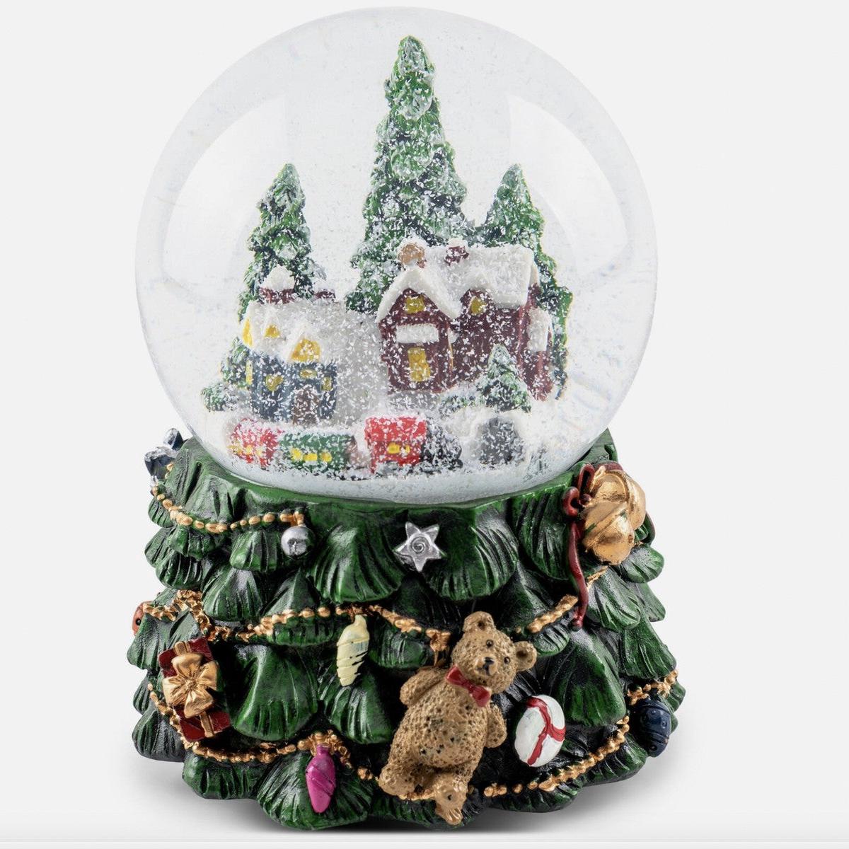 120mm Carousel Snow Globe Music Box