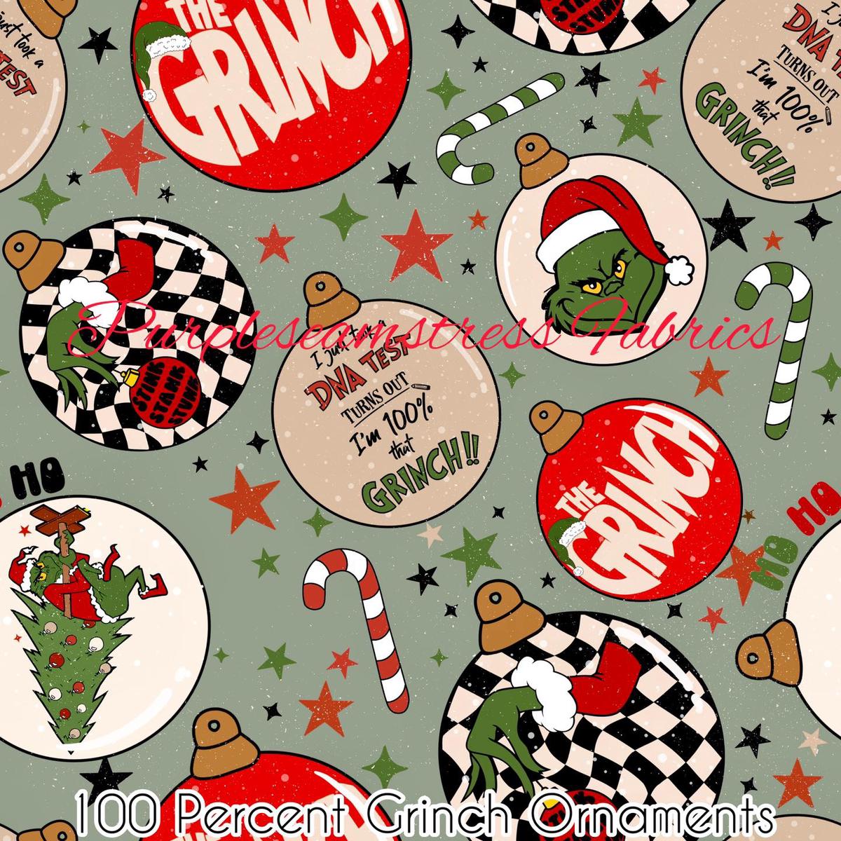 100 Percent Grinch Ornaments  Fab...