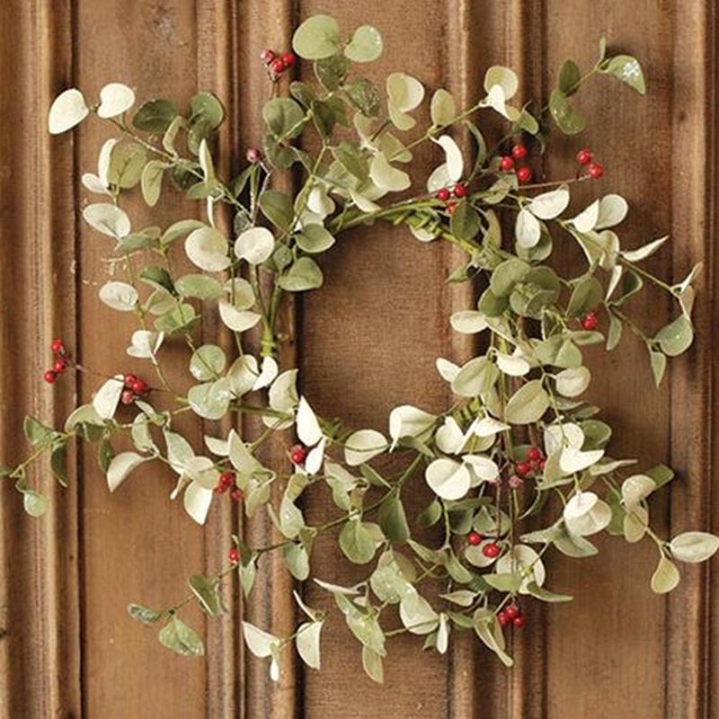 Winter Silver Dollar Wreath 16