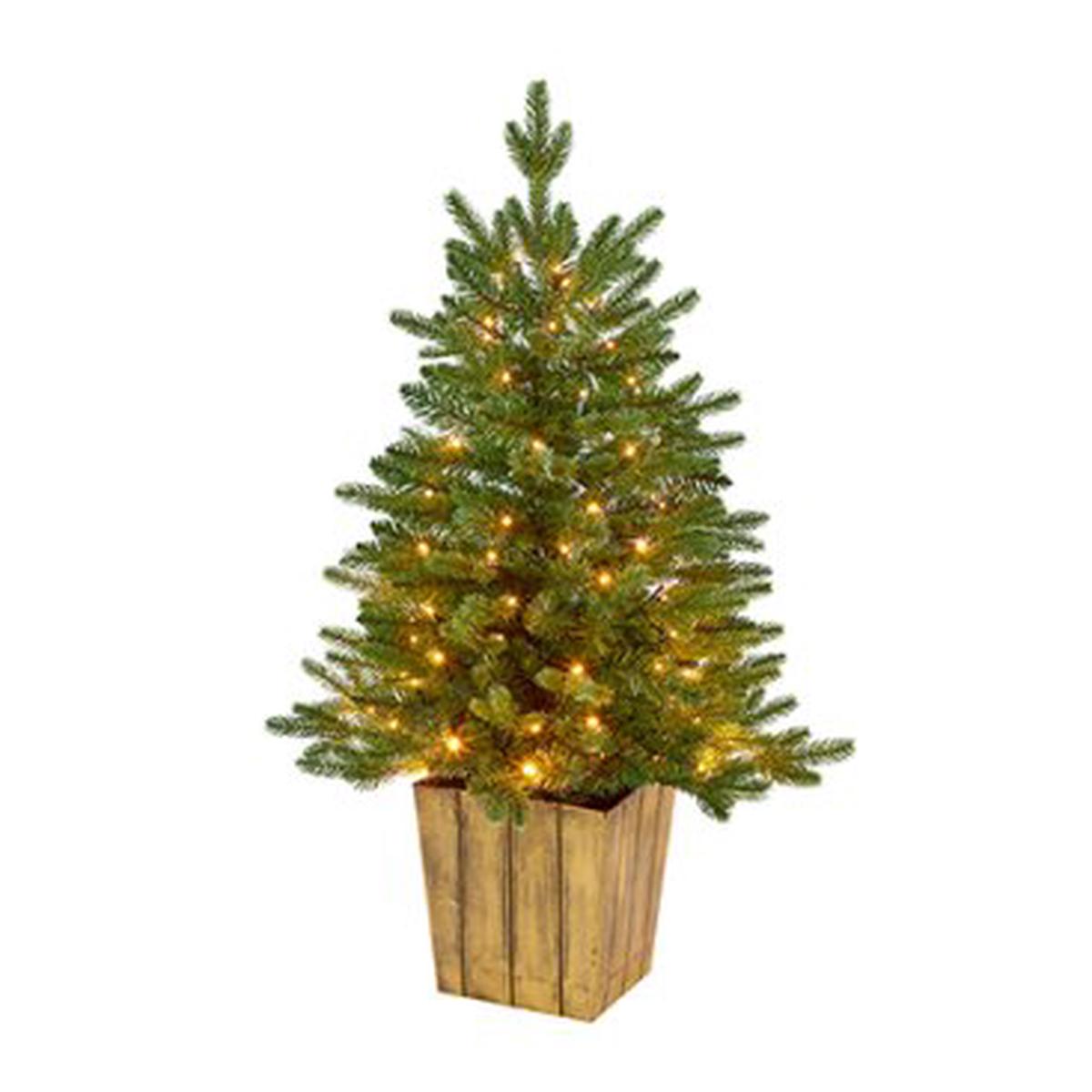  90cm Firebright Tree 100 warm white Fire Bright LEDs with Timer
