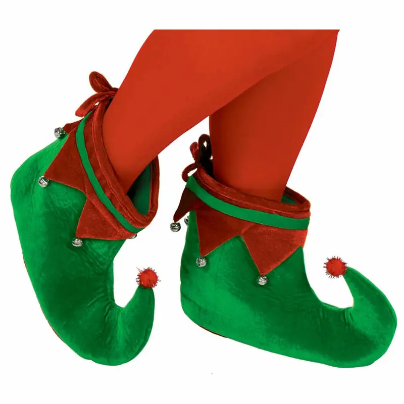 Green & Red Elf Shoes