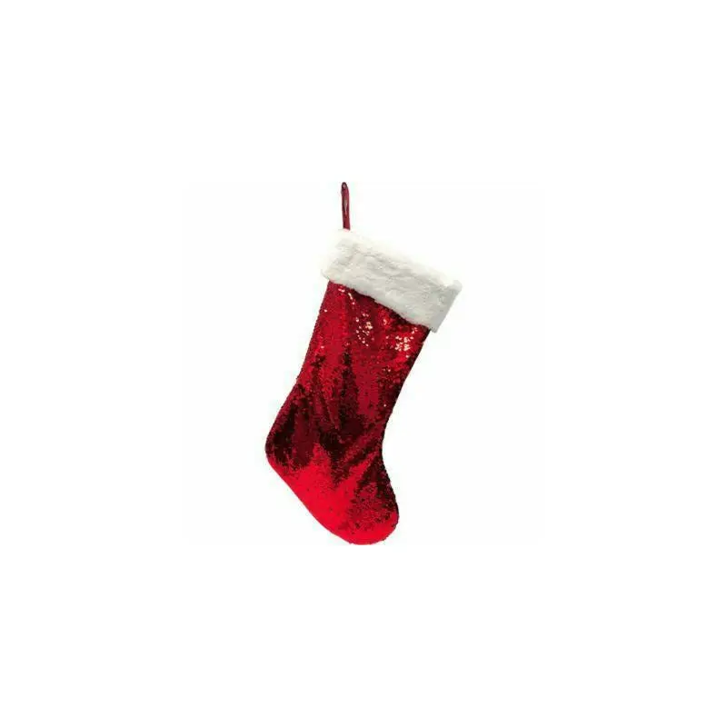 Red Sequin Christmas Stocking