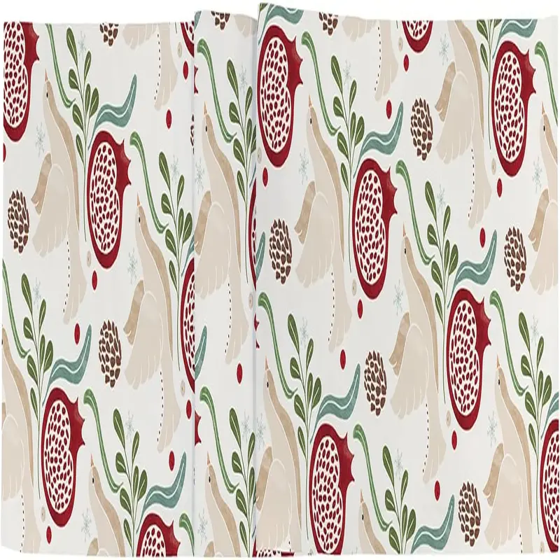 Cotton Table Runner Dining Room Tabletop Decorations for Home and Tablescapes, 72