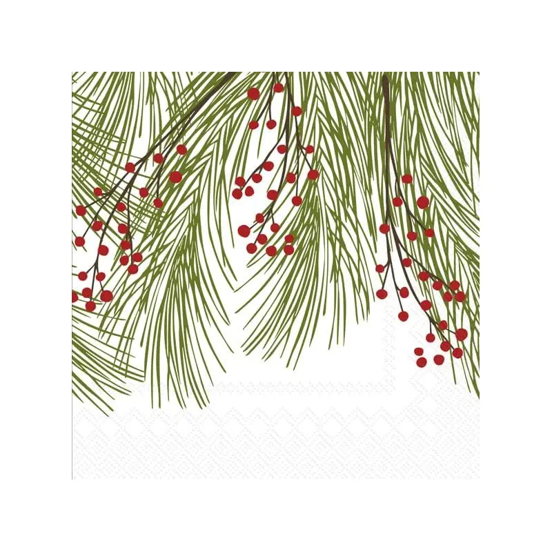 Party Napkins Disposable 3-Ply Paper Lunch Napkin Pack, 6.5