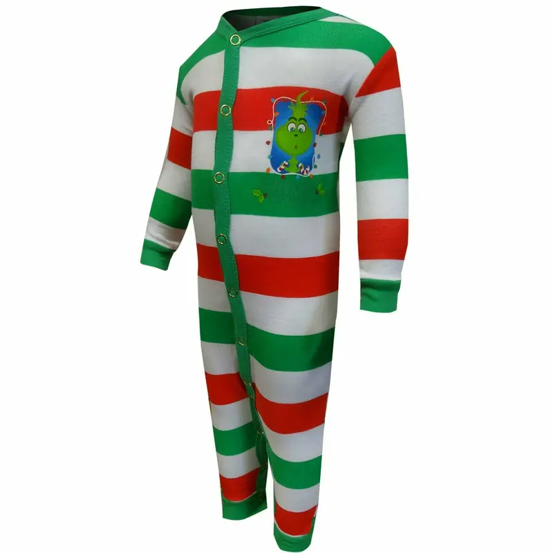 Boys Dr. Seuss the Grinch in Training Infant Union Suit Pajamas