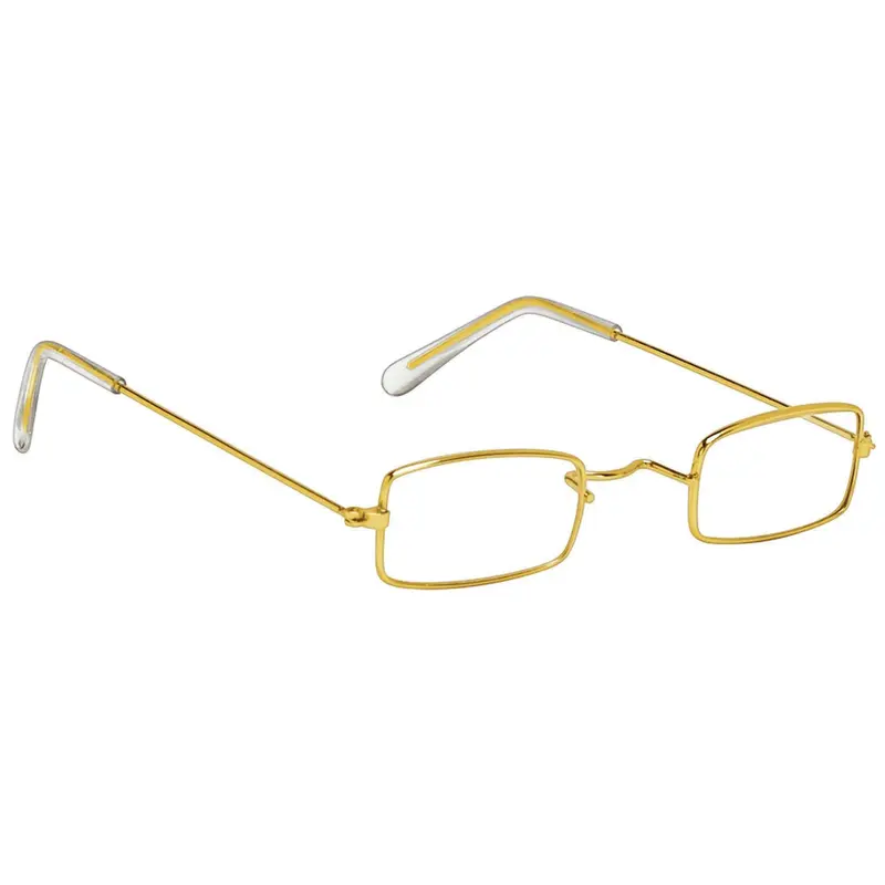 Mr. & Mrs. Santa Plastic Square Glasses