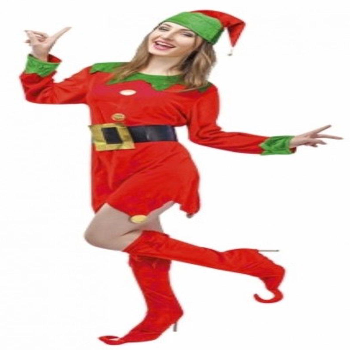 Women's Christmas Costume Size S/M Santa's Elf