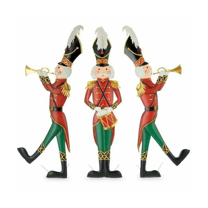TIN CHRISTMAS SOLDIER ASTD DECOR