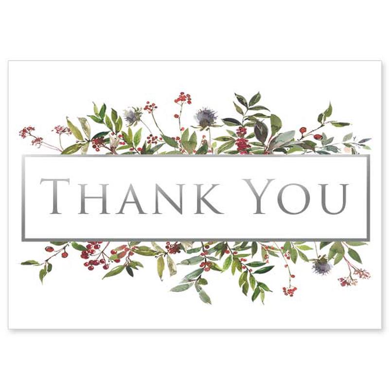 12CT Christmas|||THANK YOU NOTE