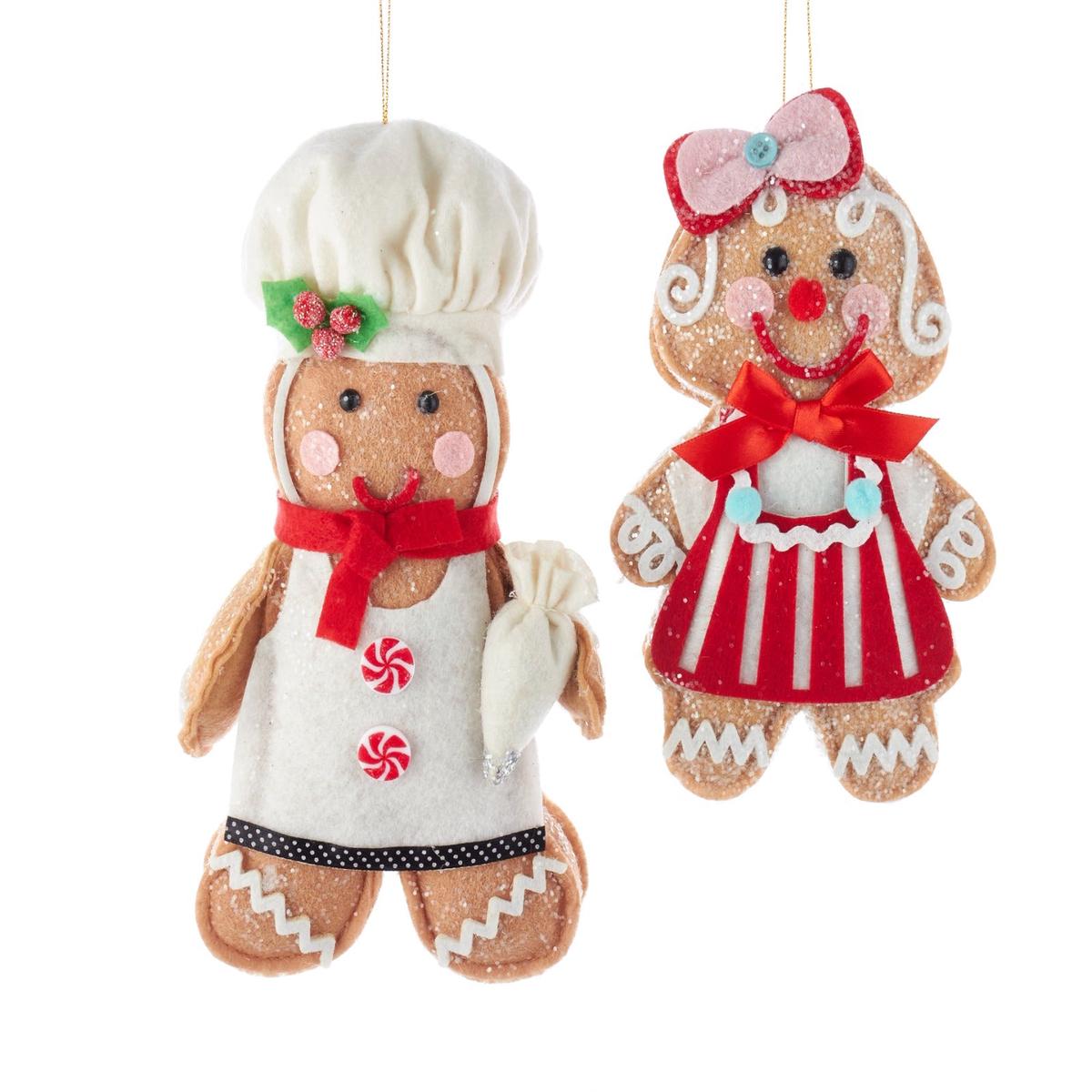12cm Fabric Cookie Christmas Tree Decoration
