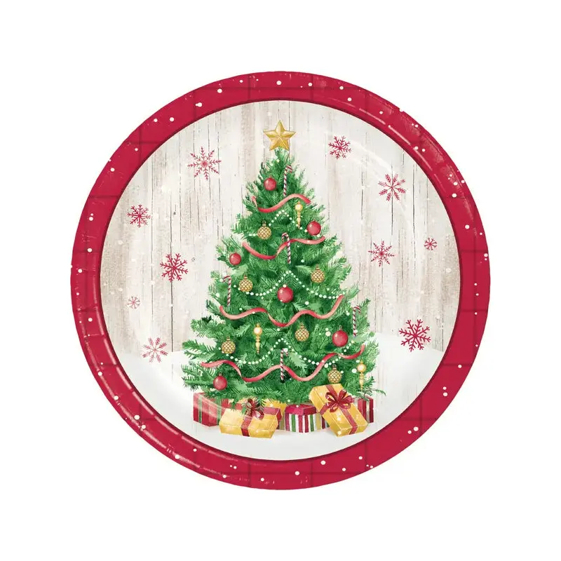 Noel Vintage Christmas Dinner Plates
