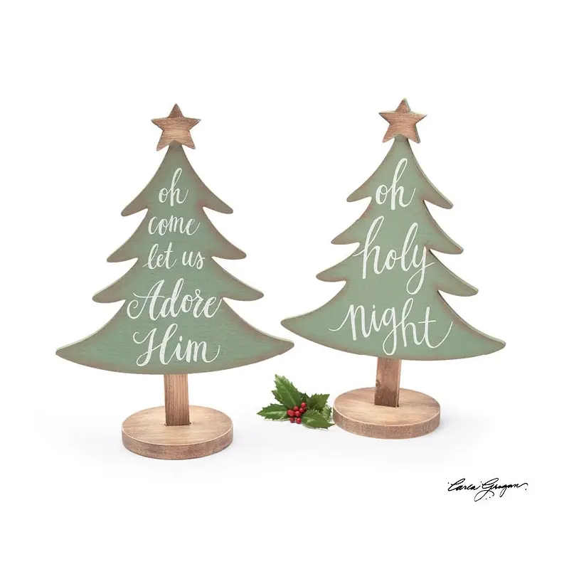CARLA GROGAN CHRISTMAS Tree Assorted 1ct