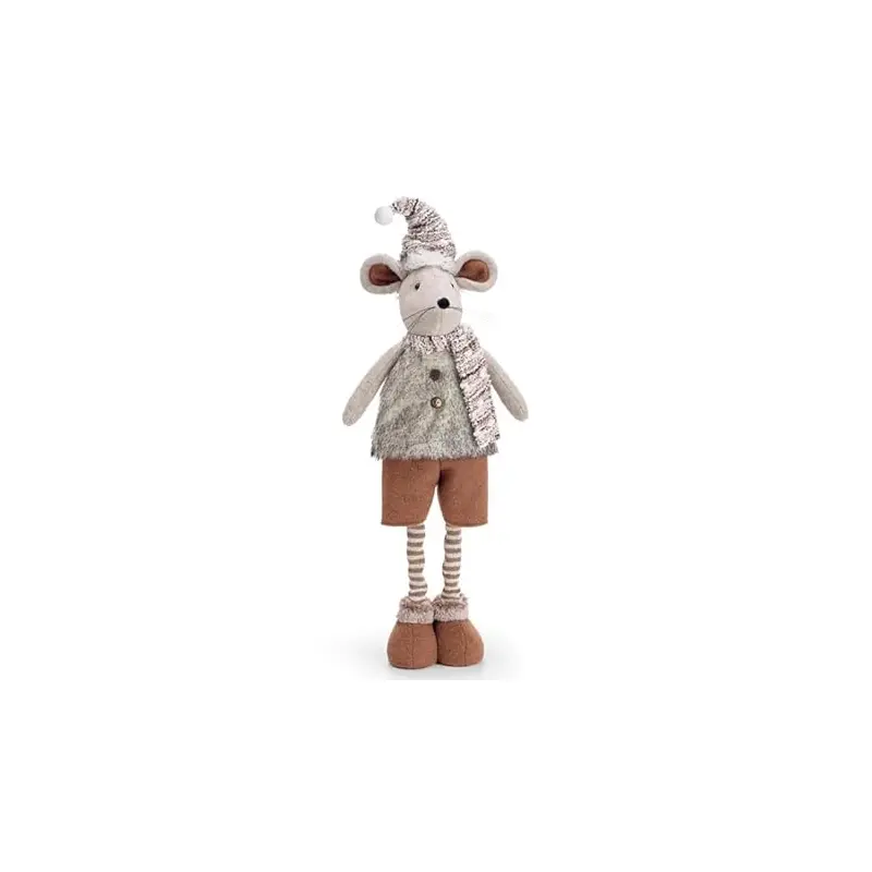 Expandable Leg Standing Plush Mouse