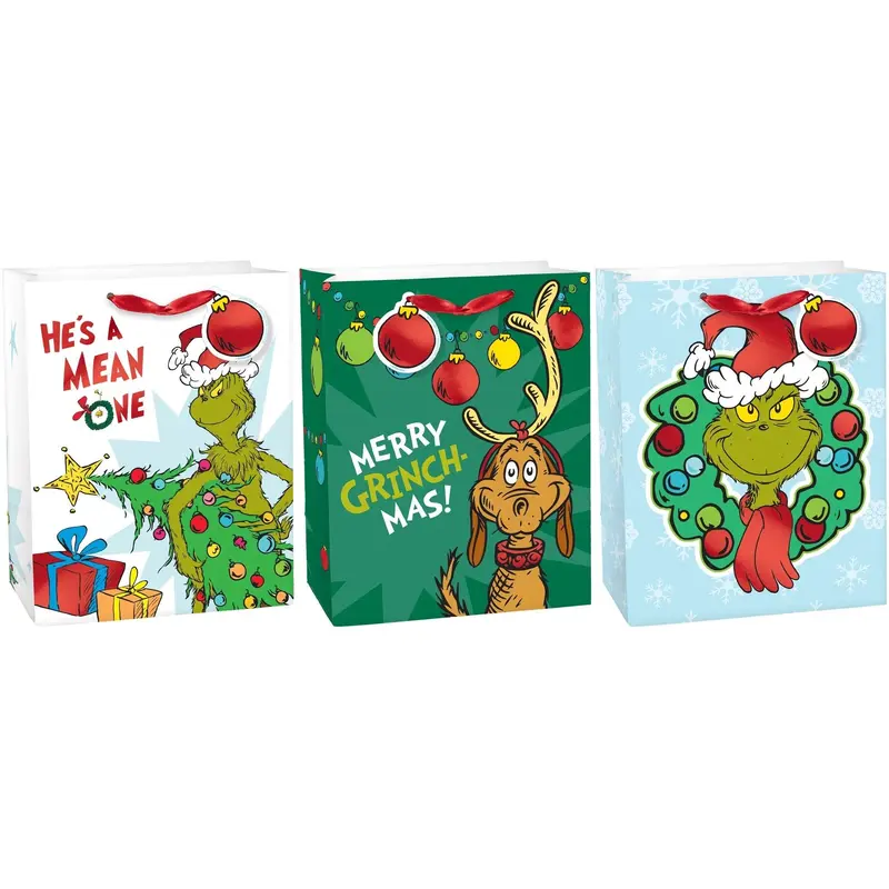 Grinch Medium Multipack Favor Bags