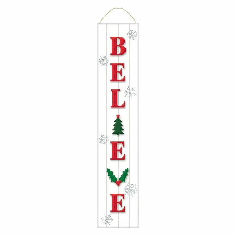 Believe Wood Sign
