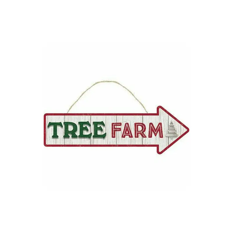 Tree Farm Directional Sign