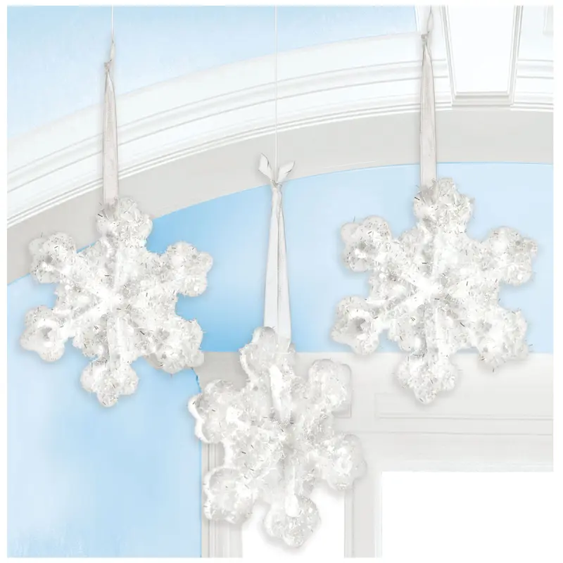 3-D Snowflakes Multi-Pack