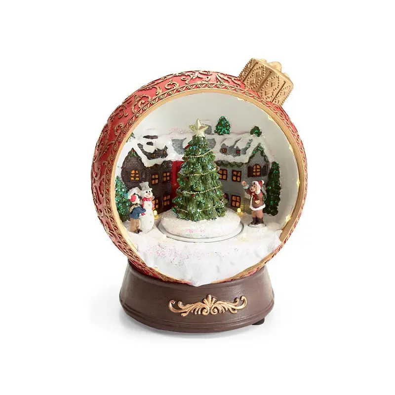 LIGHT UP MUSICAL ORNAMENT SHELF SITTER