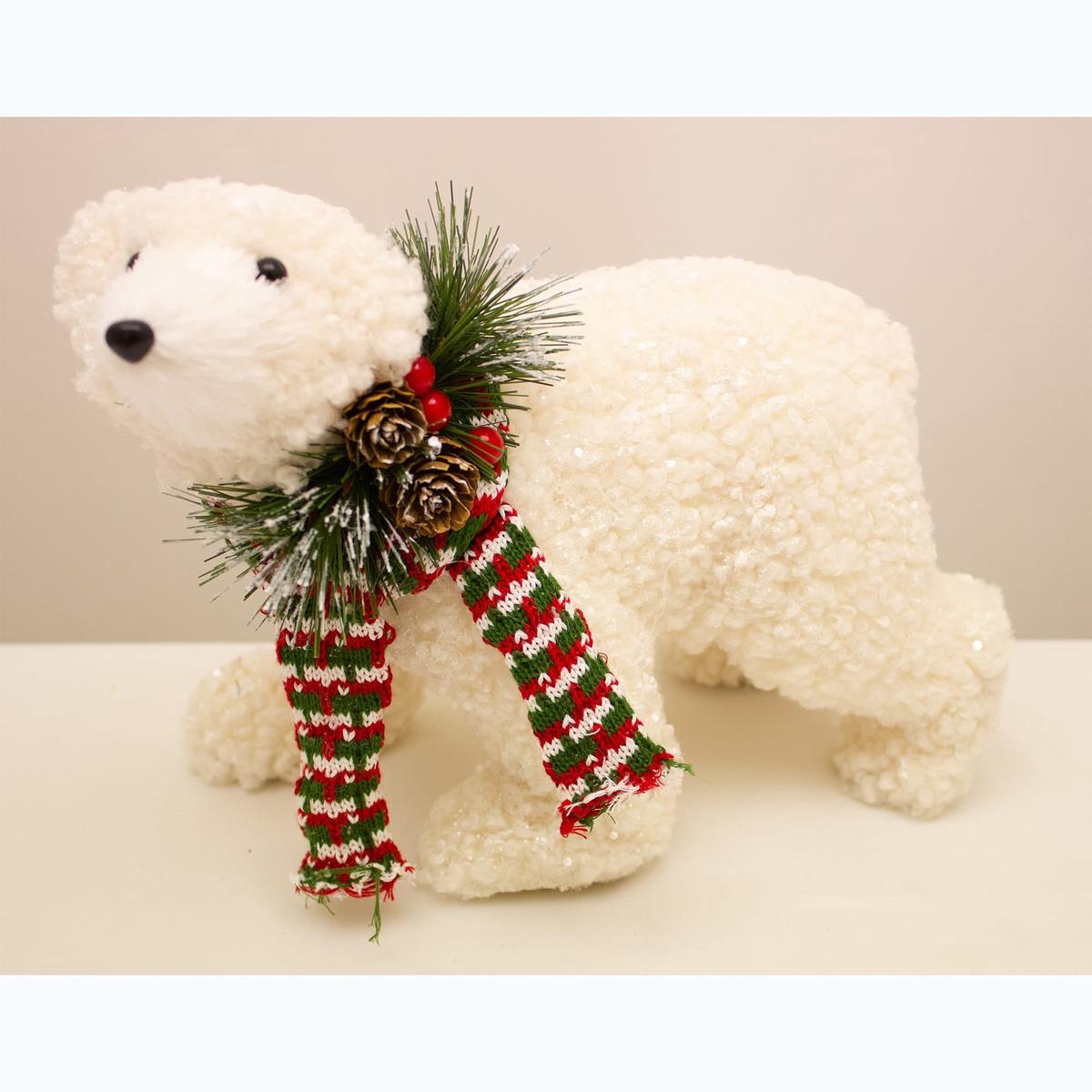 WINTERS SNUGGLE WALKING BEAR 23CM 21x23x12 cm