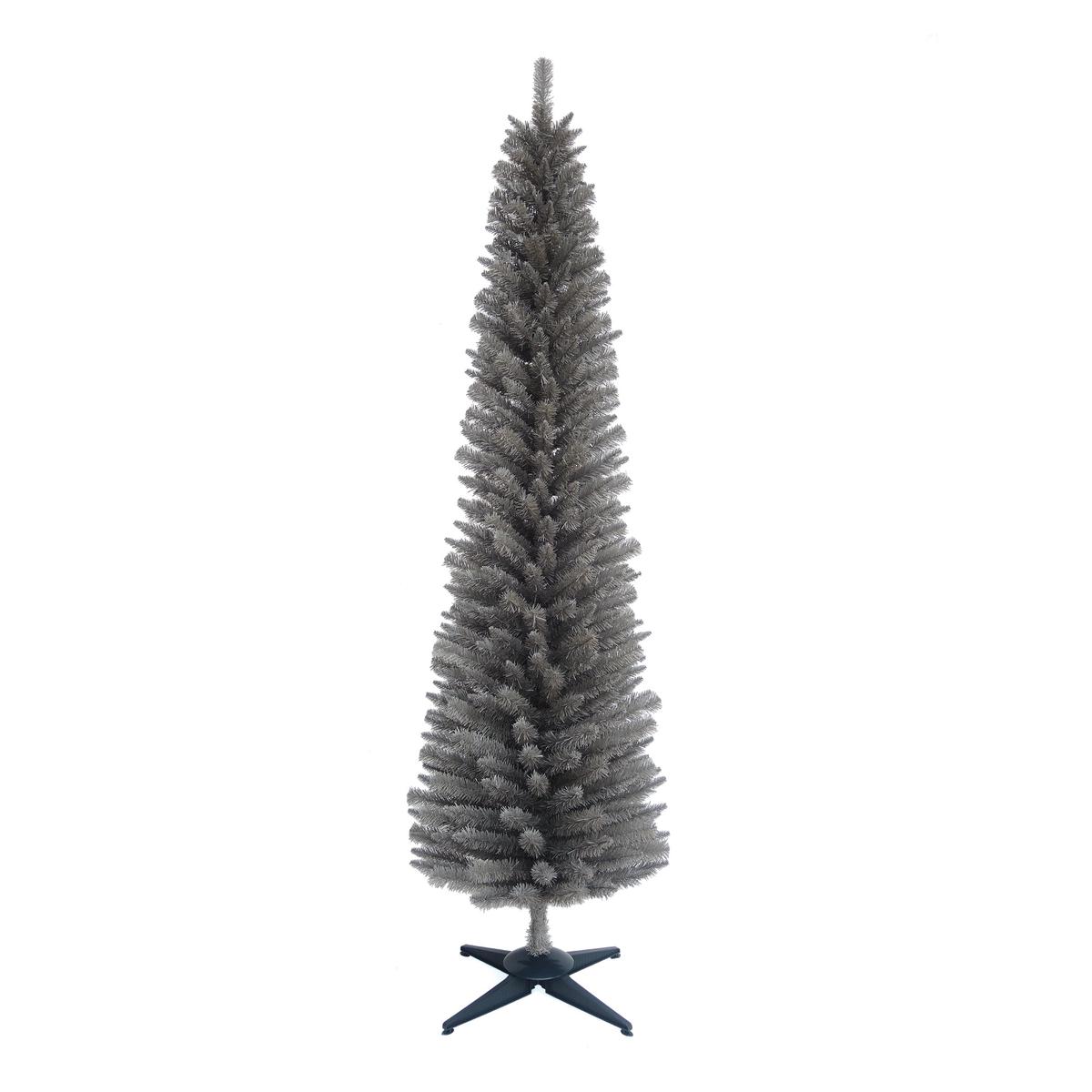 120cm Wrapped Pencil Pine Grey Tree With 168 Tips