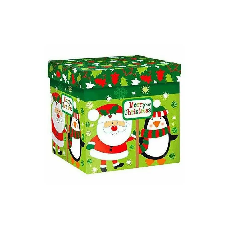 Very Merry Christmas Santa & Friends Medium Gift Box