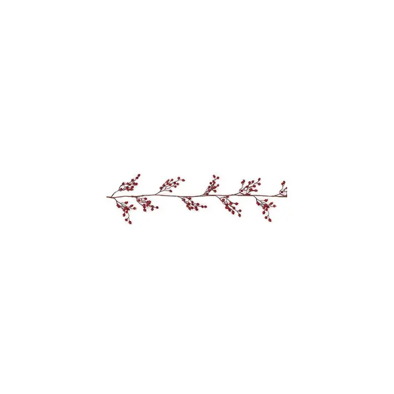 1.8M Red Berry Garland