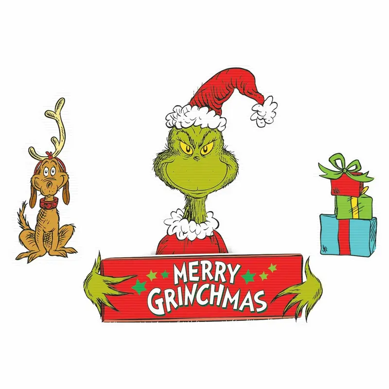 Grinch Lawn Signs