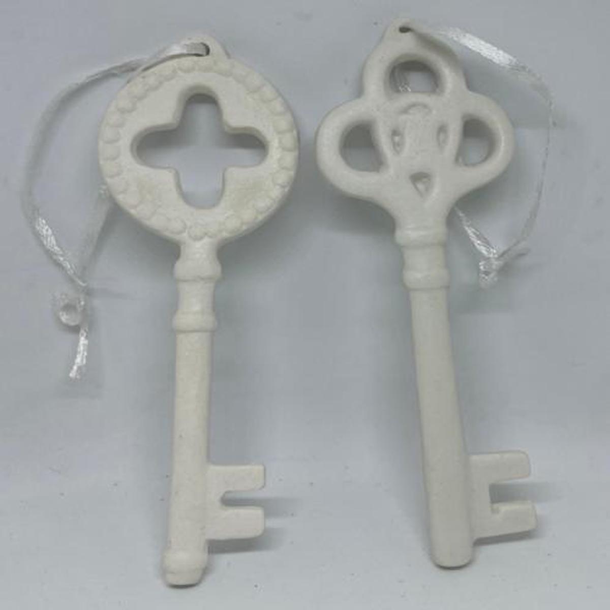 12.5cm Ceramic Key Christmas Tree Ornament