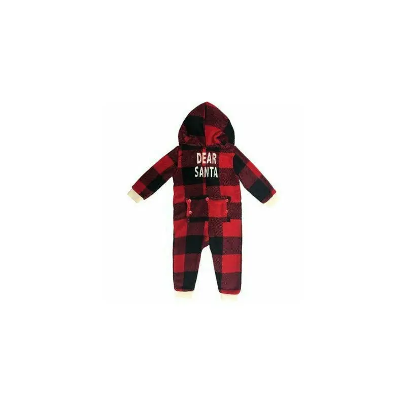 Infant Deer Santa Pajama Onesie 12-18M