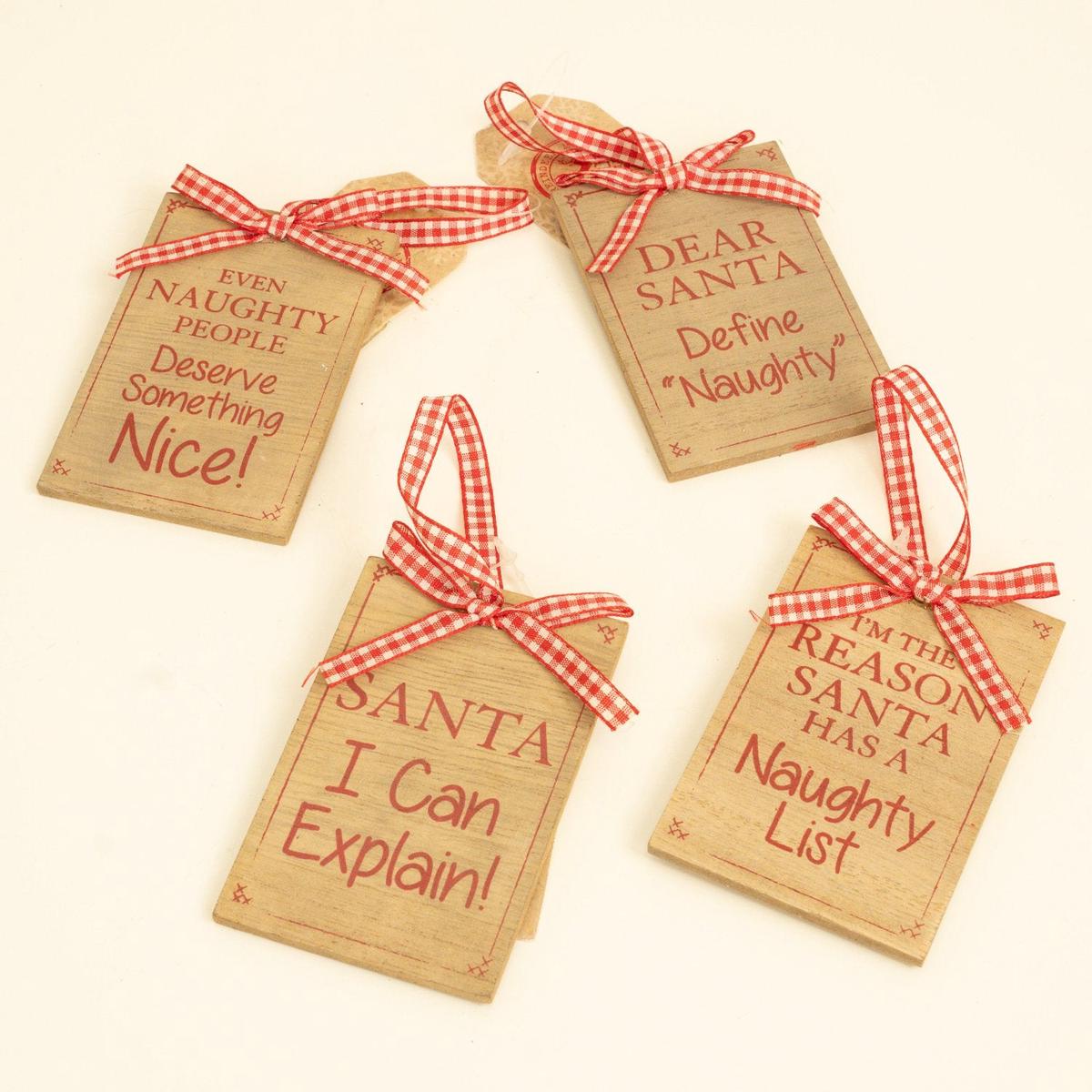 Wooden Christmas Tag