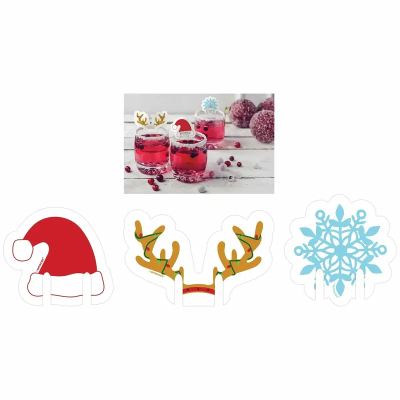 Holiday Drink Topper Assorted, Multi-Pack